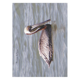 Bruin Pelikaan tafelkleed