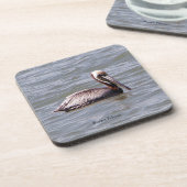 Bruin Pelikaans onderzetter (Linkerzijde)