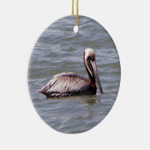 Bruin Pelikaans ornament (Rechts)
