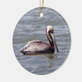 Bruin Pelikaans ornament (Links)
