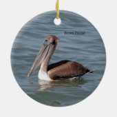 Bruin Pelikaans ornament (Achterkant)