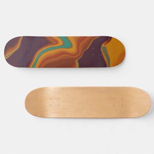 bruin persoonlijk skateboard (Horizontaal)