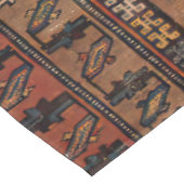 Bruin Perzisch Geometrisch Vorm Vloerpatroon Tafelkleed (Gekanteld)