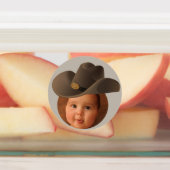 bruin pet foto gezicht stickers partij cowboy aard (Aangebracht)