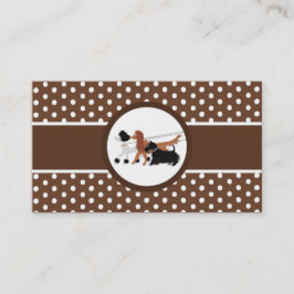 Bruin Pet Sitting Dog Walker Visitekaartje