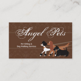Bruin Pet Sitting Dog Walker Visitekaartje