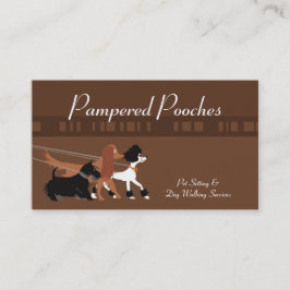 Bruin Pet Sitting Dog Walker Visitekaartje