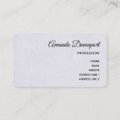 Bruin Pet van Cowgirl met roze bloemen Visitekaartje (Achterkant)