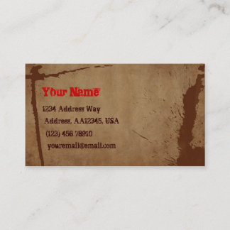 Bruin-platter-profielkaart Visitekaartje