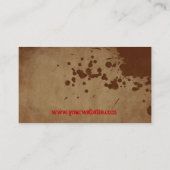 Bruin-platter-profielkaart Visitekaartje (Achterkant)