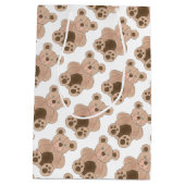 Bruin Plush Speelgoed Teddy Bear Stuffed Animal Bi Medium Cadeauzakje (Achterkant)