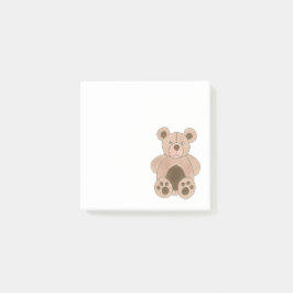Bruin Plush Speelgoed Teddy Bear Stuffed Animal Fa Post-it® Notes