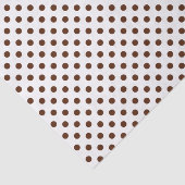 Bruin-pooldonker: witteboardpapier tissuepapier (Detail)