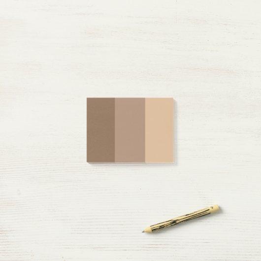 bruin post-it® notes (Op bureau)