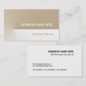 Bruin Pro Visitekaartje (Voorkant / Achterkant)