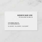 Bruin Pro Visitekaartje (Achterkant)