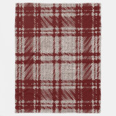 Bruin Pset Fleece Deken (Voorkant)