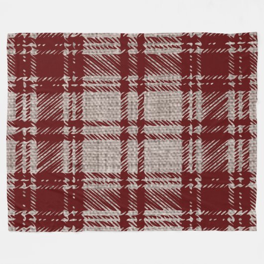 Bruin Pset Fleece Deken (Voorkant (Horizontaal))