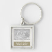 Bruin raster foto sleutelhanger (Voorkant)