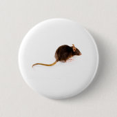 Bruin Rat Ronde Button 5,7 Cm (Voorkant)