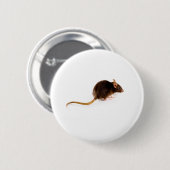 Bruin Rat Ronde Button 5,7 Cm (Voorkant /achterkant)