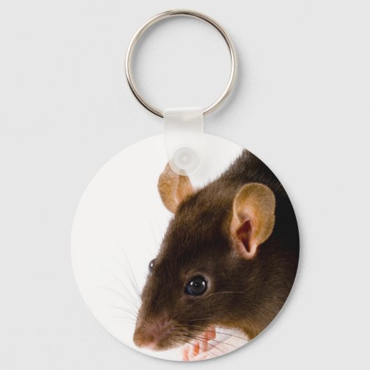 Bruin Rat Sleutelhanger (Voorkant)