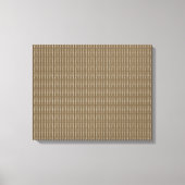Bruin, rechthoek, hout, beige, grijs, goud, letter canvas afdruk (Voorkant)