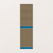 Bruin, rechthoek, hout, beige, grijs, goud, letter visitekaartje (Buitenkant ongevouwen)