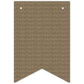 Bruin, rechthoek, hout, beige, grijs, goud, letter vlaggetjes (Eerste vlag)