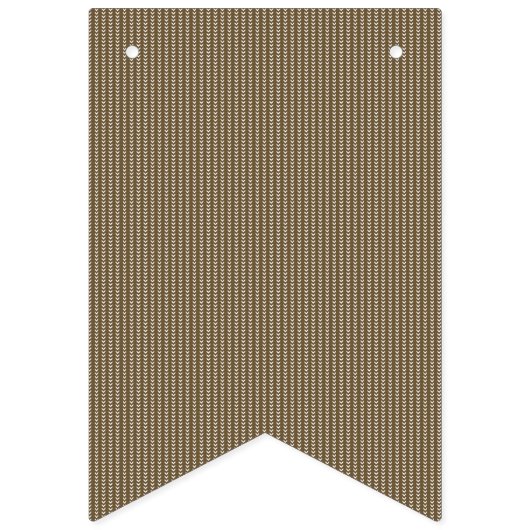 Bruin, rechthoek, hout, beige, grijs, goud, letter vlaggetjes (Eerste vlag)