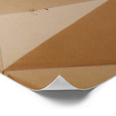 bruin reliëf poster (Hoek)