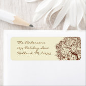 Bruin retouradres etiket (Insitu)