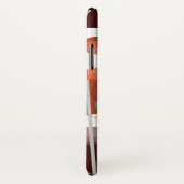 Bruin Retro Mod. bloeit het Leuke Hoesje van de (Achterkant / rechts)