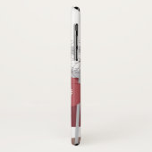 Bruin Retro Mod. bloeit het Leuke Hoesje van de (Achterkant/links)