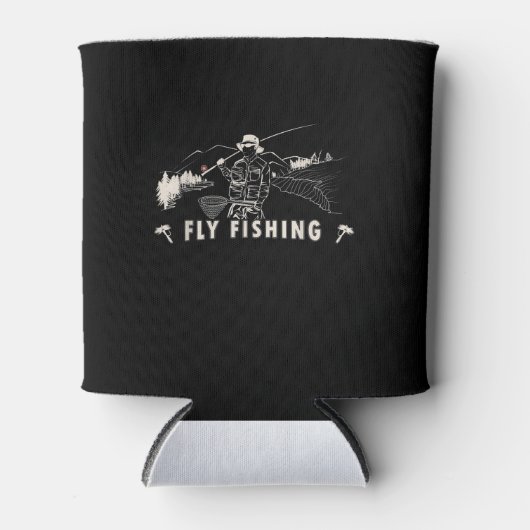 Bruin-roekforel voor de visserij op vloerbedekking blikjeskoeler (Voorkant)