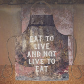 Bruin roestpatroon schort