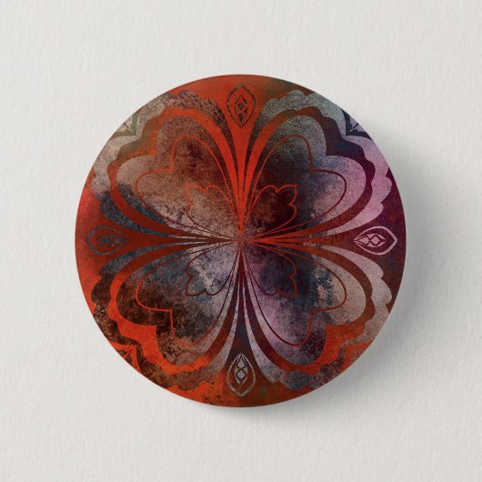 bruin ronde button 5,7 cm (Voorkant)