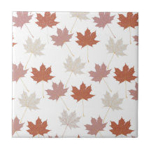 Bruin rood herfst bloemblaadjes Y2K patroon