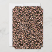 Bruin Roos Gouden Luipaard Kaart (Achterkant)