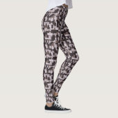 Bruin/Roze Camouflage Leggings vrouwen (Rechts)