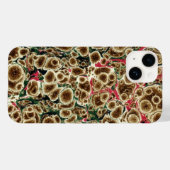 Bruin, roze en groen gemarmerd design Hoesje-mais Case-Mate iPhone Case (Achterkant (horizontaal))