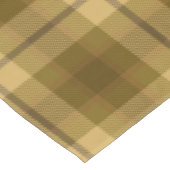 Bruin ruitpatroon tafelkleed (Gekanteld)