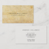 Bruin Rustic Visitekaartje (Voorkant / Achterkant)