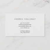 Bruin Rustic Visitekaartje (Achterkant)