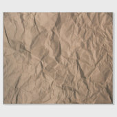 Bruin ruw gemalen kringlooppapiertextuur cadeaupapier (Vlak)