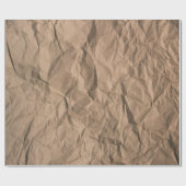 Bruin ruw gemalen kringlooppapiertextuur cadeaupapier (Vlak)