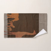 Bruin Safari Oerwoud dierentuin Bad Handdoek (Handdoek)