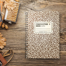 Bruin samengesteld Notitieboek