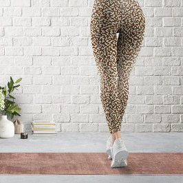 Bruin samenstellend boek  PatroonLeggings Leggings