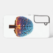 bruin samsung galaxy hoesje (Achterkant horizontaal)